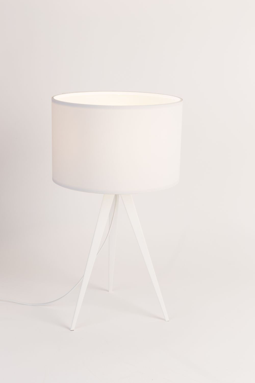 White Metal Table Lamps (2) | Zuiver Tripod | OROA.com