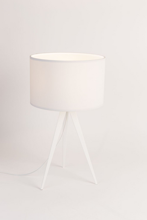 White Metal Table Lamps (2) | Zuiver Tripod | OROA.com