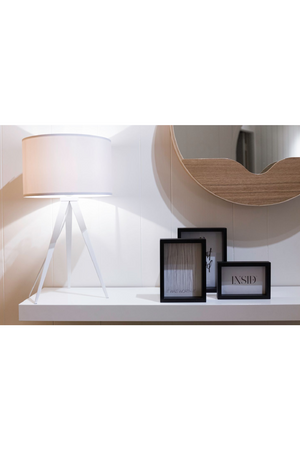 White Metal Table Lamps (2) | Zuiver Tripod | OROA.com