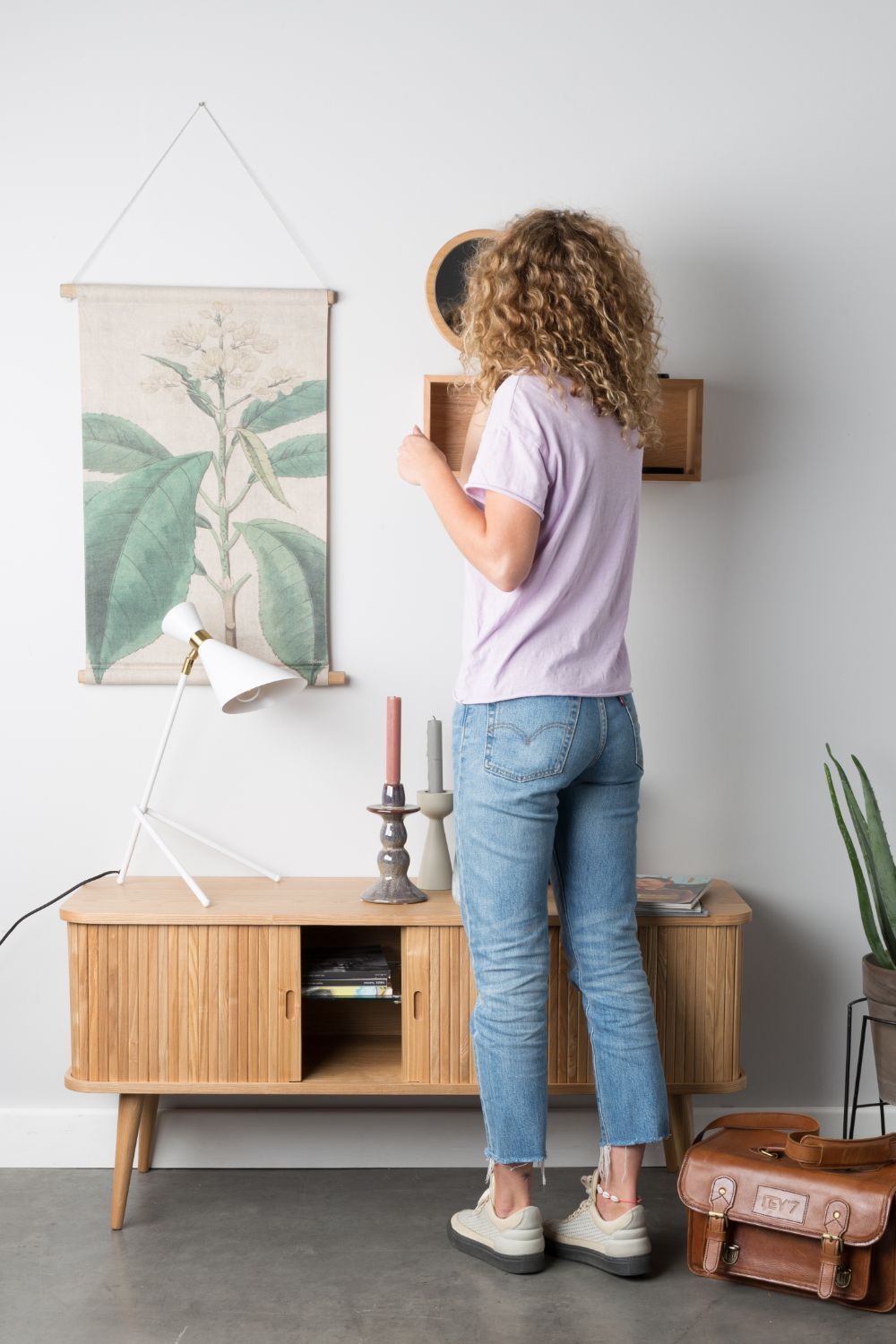 White Metal Tripod Table Lamp | Zuiver Shady | OROA.com