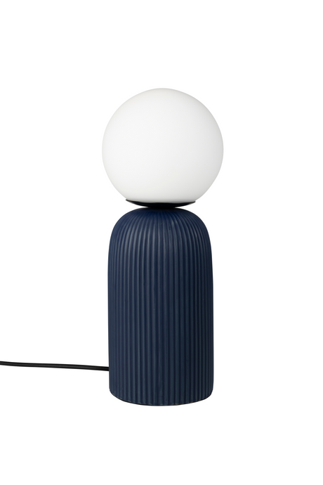 Blue Fluted Ceramic Table Lamp S | Zuiver Dash | OROA.com