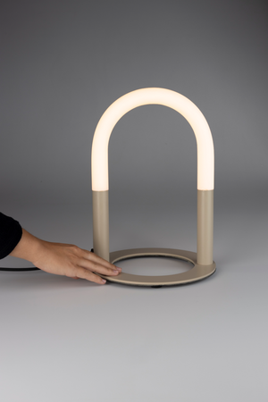 Sculptural Beige Table Lamp | Zuiver Arch | OROA.com