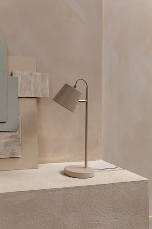 Beige Metal Table Lamp | Zuiver Buckle Head | OROA.com