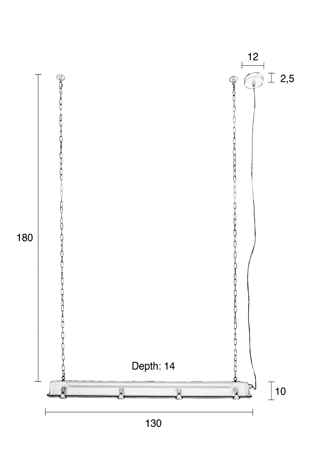 Black Metal Pendant Lamp XL | Zuiver G.T.A. | OROA.com