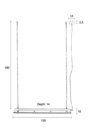 Black Metal Pendant Lamp XL | Zuiver G.T.A. | OROA.com