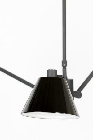 Black 3-Light Pendant Lamp | Zuiver Lub | OROA.com