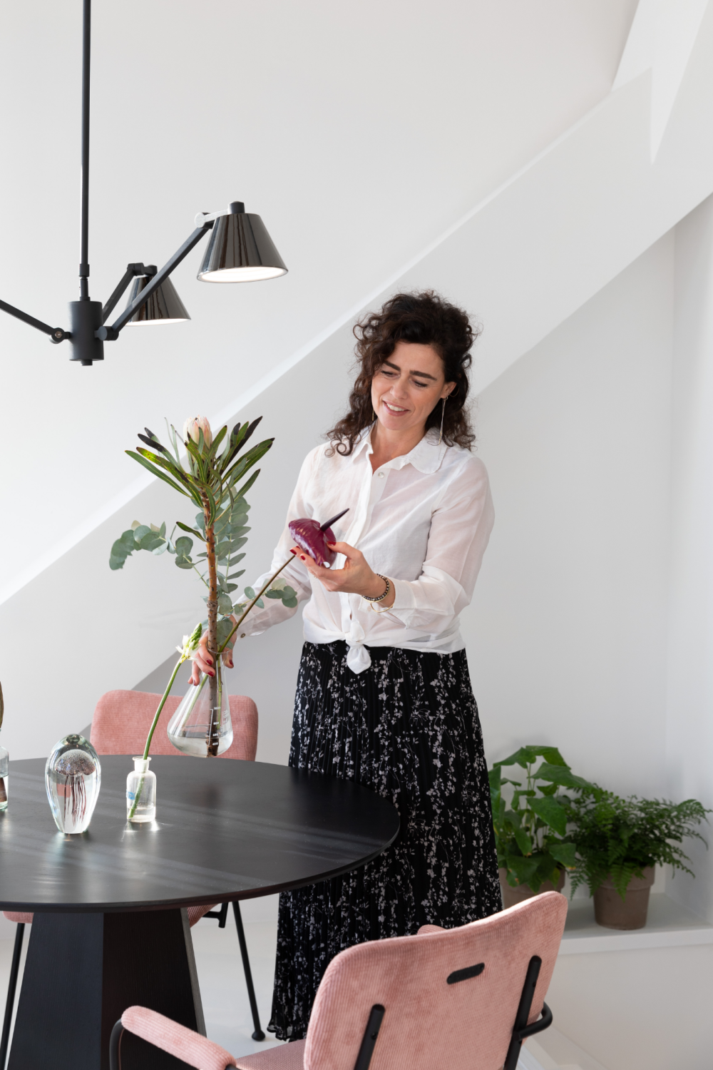 Black 3-Light Pendant Lamp | Zuiver Lub | OROA.com