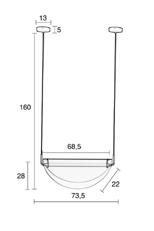 Folded Pendant Lamp | Zuiver Rani | Oroa.com