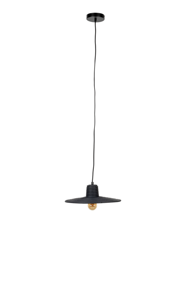 Black Rattan Pendant Lamp | Zuiver Balance | OROA.com