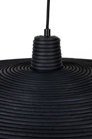 Black Rattan Pendant Lamp | Zuiver Balance | OROA.com