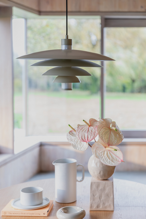 Beige Metal Pendant Lamp | Zuiver Cole | OROA.com