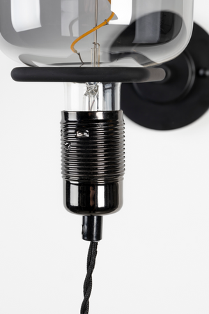 Clear Glass Industrial Wall Lamp | Zuiver Hazy | OROA.com