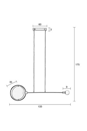 Modern Orbital Pendant Lamp | Zuiver Sirius | OROA.com