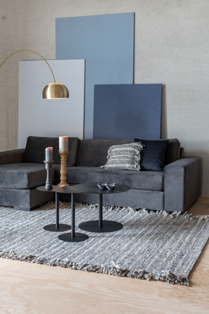 Handwoven Woolen Strands Carpet 5' x 8' | Zuiver Frills | Oroa.com