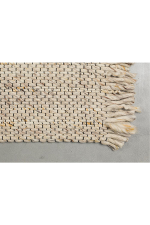 Handwoven Woolen Strands Carpet 5' x 8' | Zuiver Frills | Oroa.com