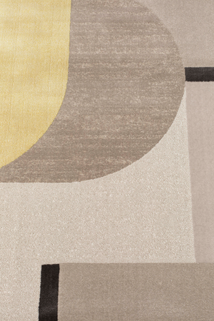 Gray And Yellow Carpet | Zuiver Hilton | OROA.com