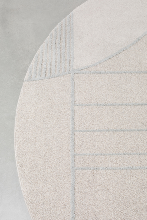 Round Modern Carpet 7' | Zuiver Bliss | OROA.com