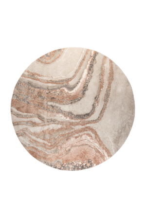 Round Gray Contemporary Carpet | Zuiver Solar | Oroatrade.com