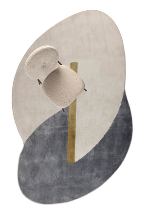 Organic Shaped Woven Rug 5' x 8' | Zuiver Phila | OROA.com