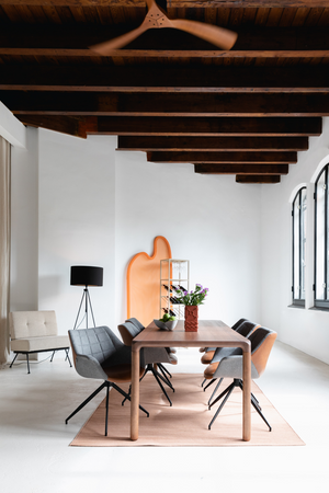 Orange Wool Carpet | Zuiver Waves | OROA.com