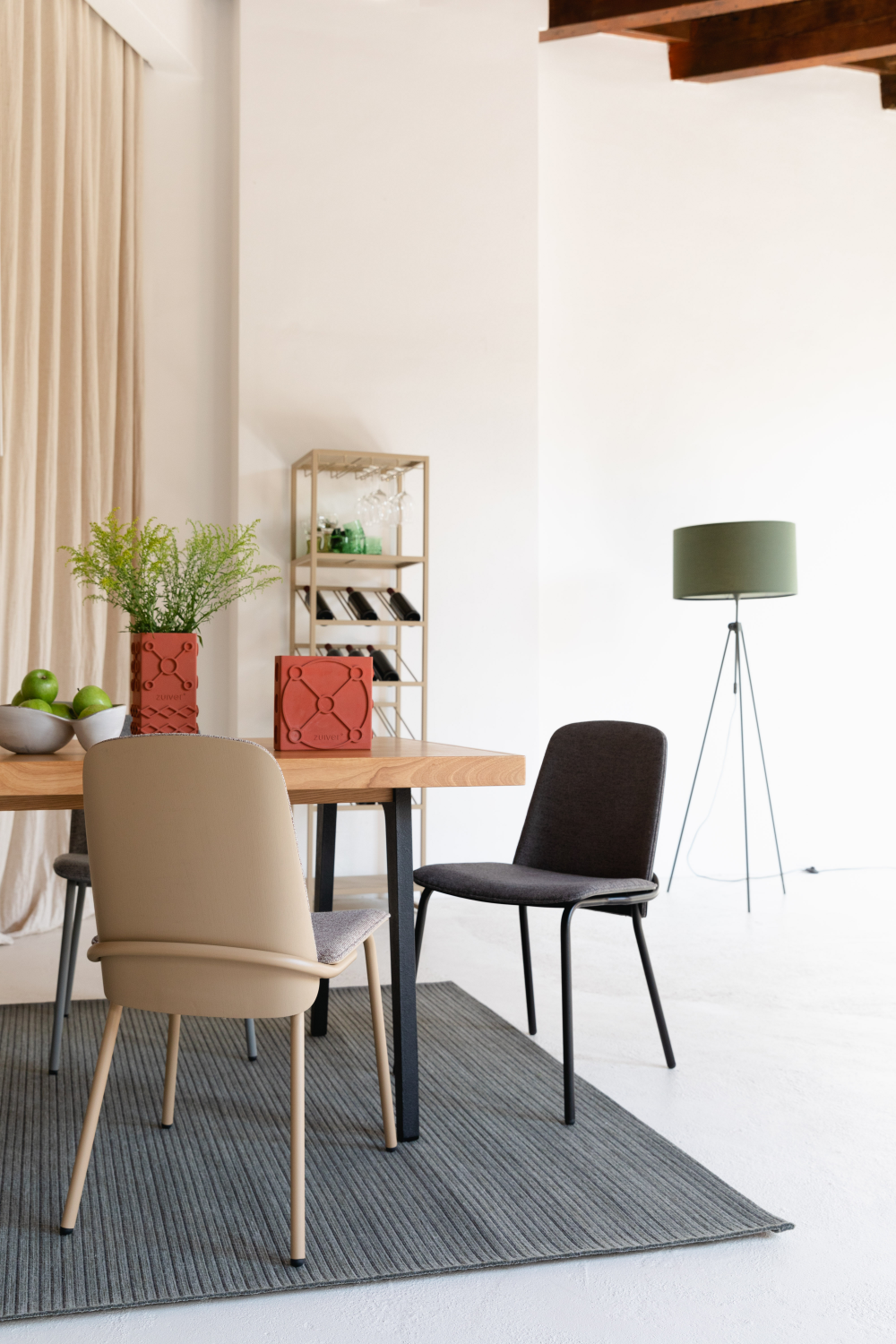 Green Wool Carpet | Zuiver Waves | OROA.com