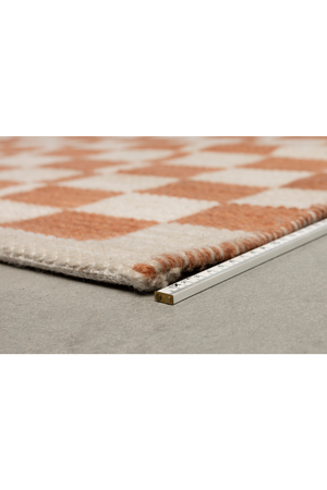 Handwoven Patterned Rug 5' x 7'5" | Zuiver Checker | OROA.com