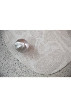 Organic-Shaped Wool Rug 5' x 7'5" | Zuiver Forms | OROA.com