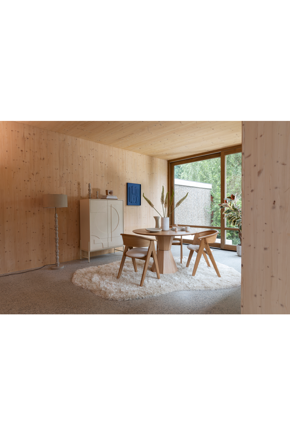 Beige  Wool Carpet 6'5" x 9'5" | Zuiver Tasty | OROA.com