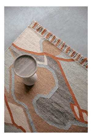 Hand-woven Fringed Carpet 5' x 8' | Zuiver Saigon | OROA.com