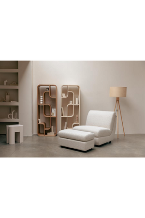 Off-White Outdoor Lounge Chair | Zuiver Mississippi | OROA.com