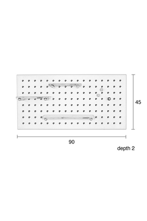 Bamboo Wood Pegboard | Zuiver Bundy | Oroa.com