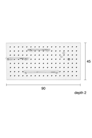 Bamboo Wood Pegboard | Zuiver Bundy | Oroa.com