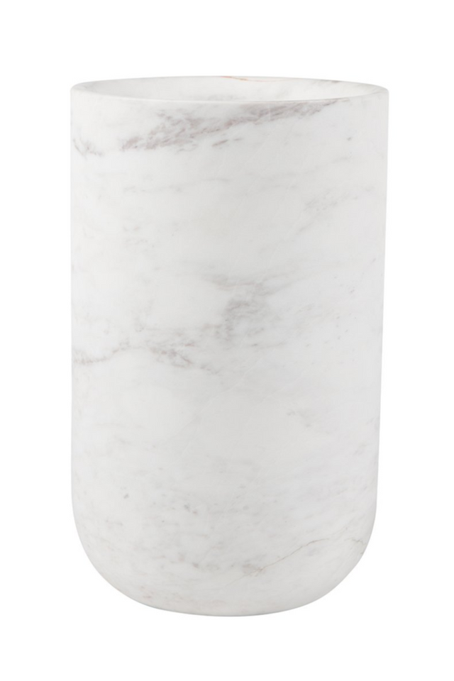Cylindrical Marble Vase | Zuiver Fajen | Oroa.com