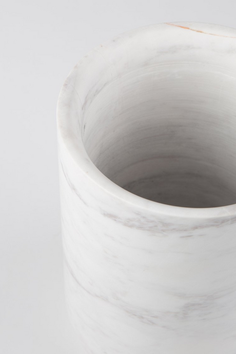 Cylindrical Marble Vase | Zuiver Fajen | Oroa.com