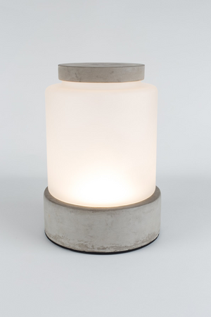 Frosted Glass Vase LED Lamp (L) | Zuiver Reina | OROA.com