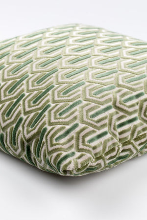 Green Geometric Throw Pillows (2) | Zuiver Beverly | OROA.com