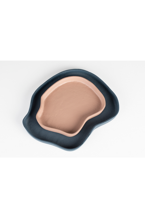 Organic-Shaped Matte Trays (2) | Zuiver Revolt | OROA.com