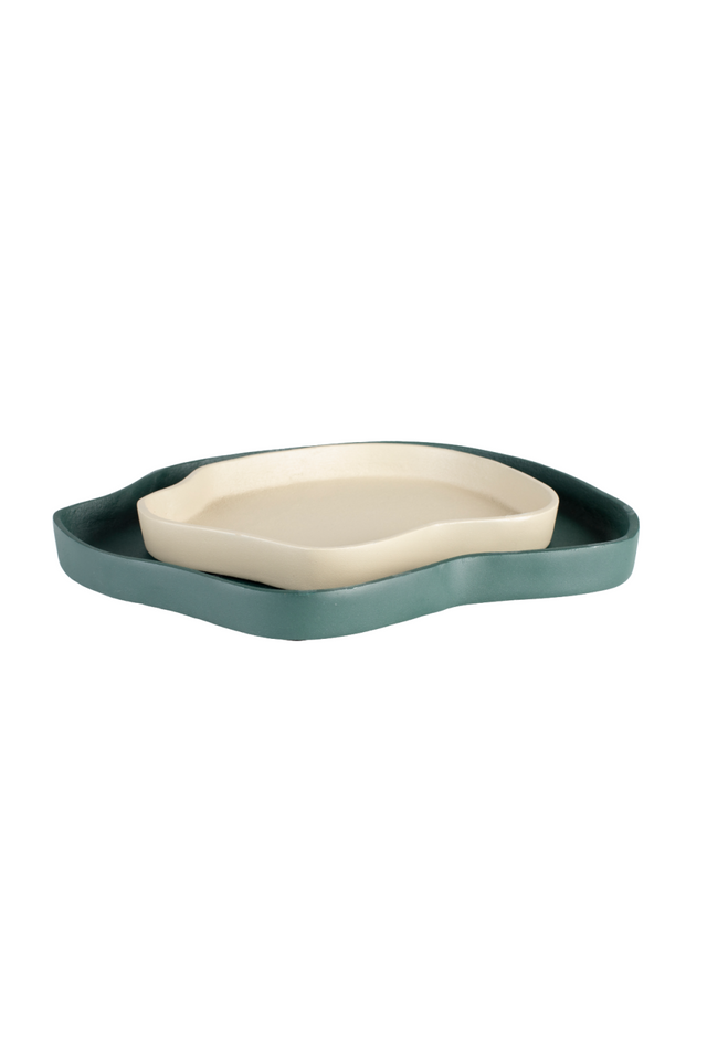 Organic-Shaped Matte Trays (2) | Zuiver Revolt | OROA.com