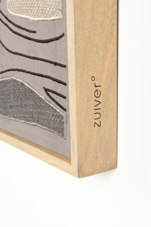 Neutral-Toned Abstract Wall Art | Zuiver Shallow | OROA.com