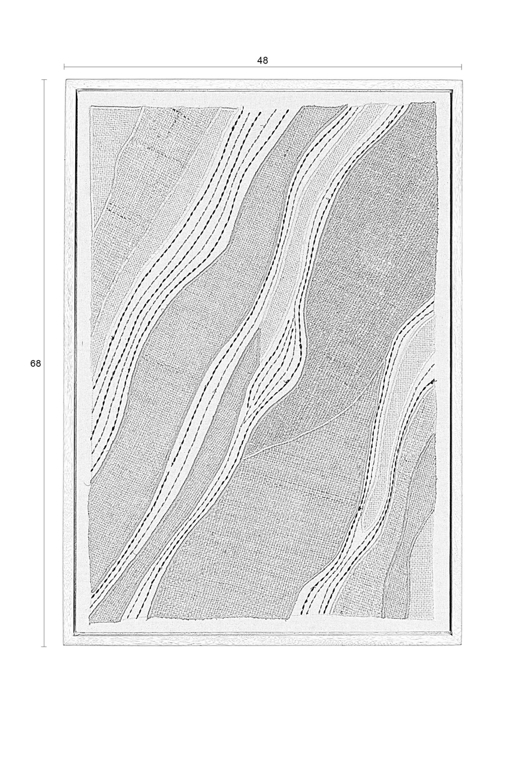 Multi-colored Abstract Wall Art | Zuiver Move | OROA.com