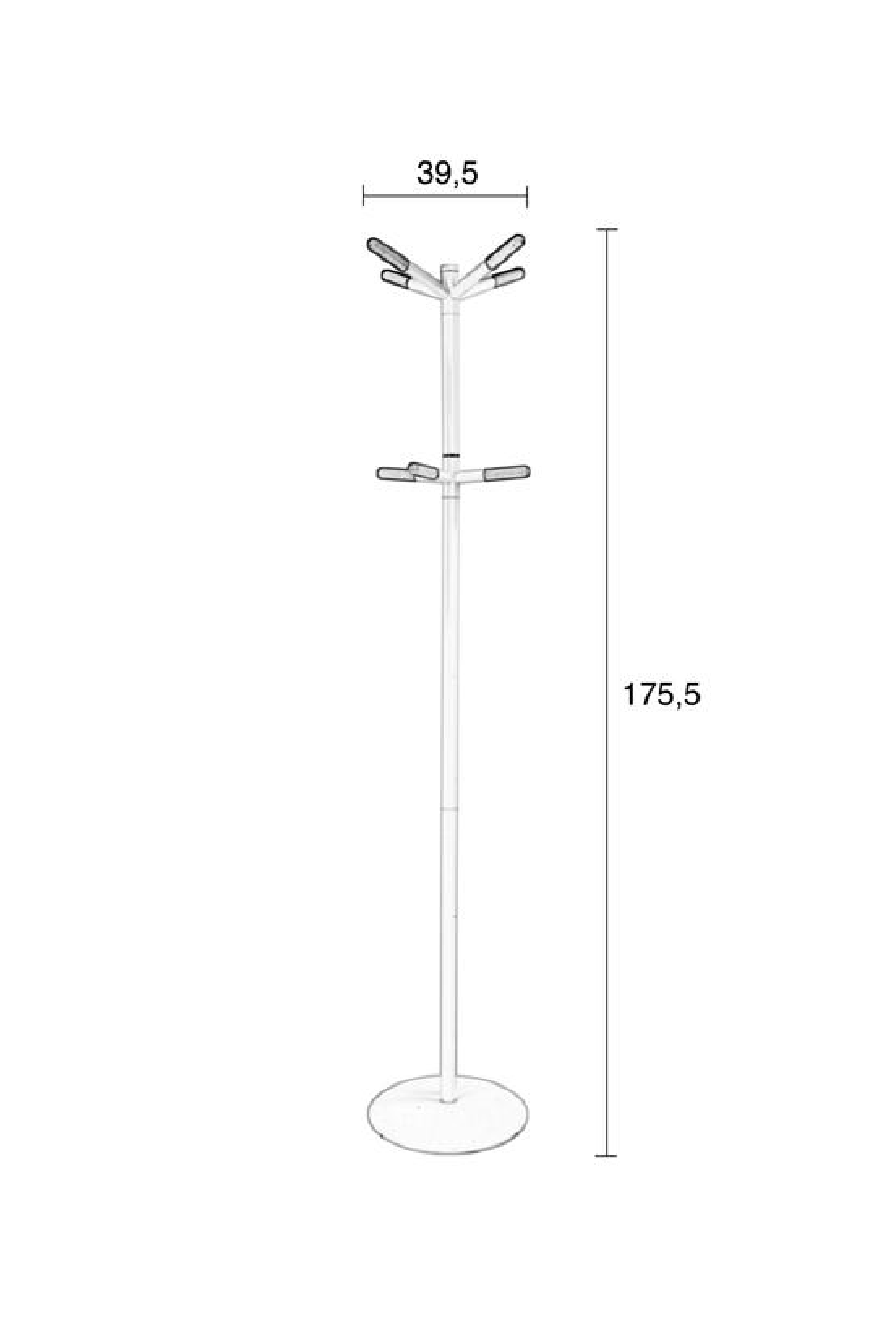 White Tree Coat Rack | Zuiver Wooden Tip | OROA TRADE