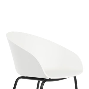   Modern European furniture - Curved Molded Dining Armchairs (2) - www.oroa.com | Oroa.com