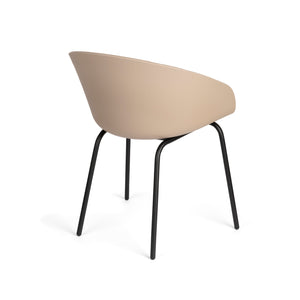   Modern European furniture - Curved Molded Dining Armchairs (2) - www.oroa.com | Oroa.com