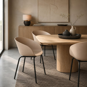   Modern European furniture - Curved Molded Dining Armchairs (2) - www.oroa.com | Oroa.com