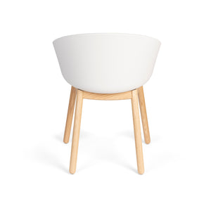   Modern European furniture - Oak Legged Molded Dining Armchairs (2) - www.oroa.com | Oroa.com