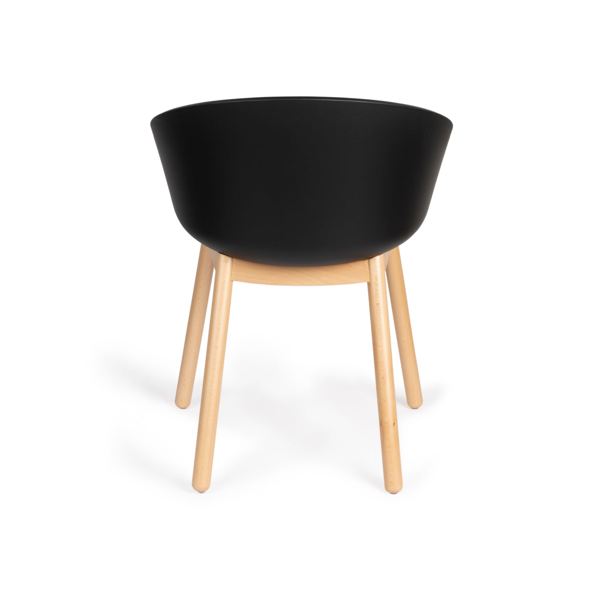   Modern European furniture - Oak Legged Molded Dining Armchairs (2) - www.oroa.com | Oroa.com