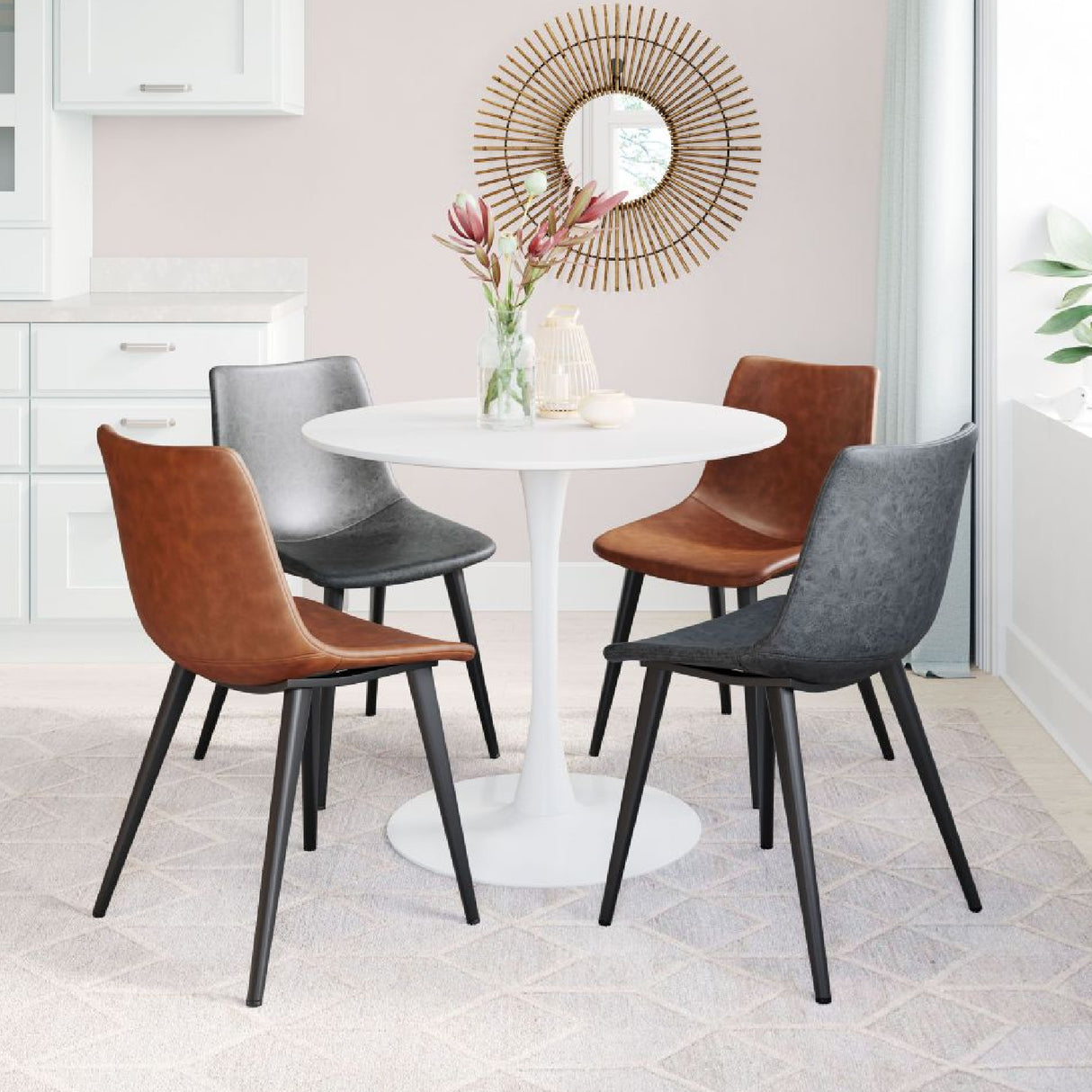   Round Pedestal Dining Table | Oroa.com