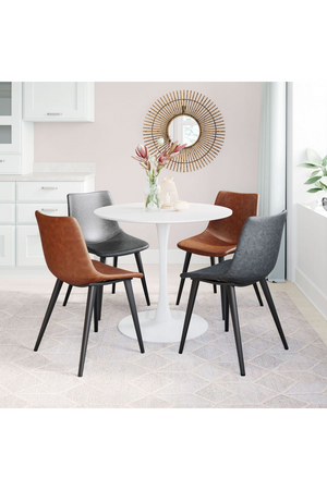 Round Pedestal Dining Table | OROA Modern Opus