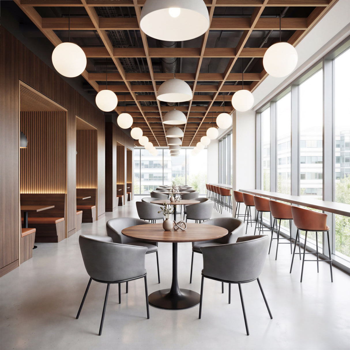   Wooden Pedestal Dining Table | Oroa.com