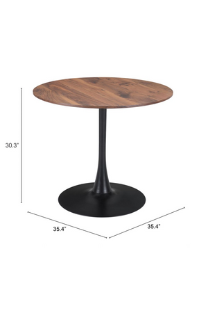 Wooden Pedestal Dining Table | OROA Modern Opus | Oroa.com